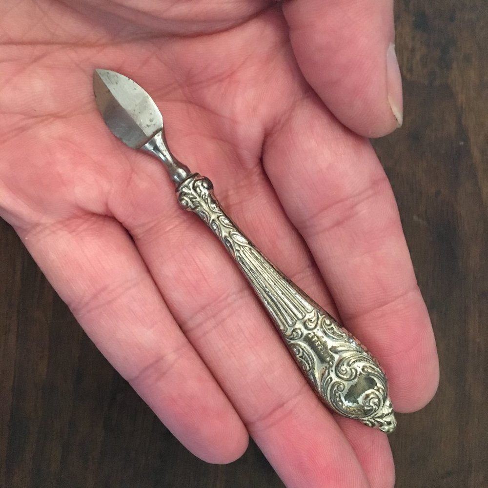 Antique Victorian 1800s Sterling Silver Manicure T - Picture 12 of 12